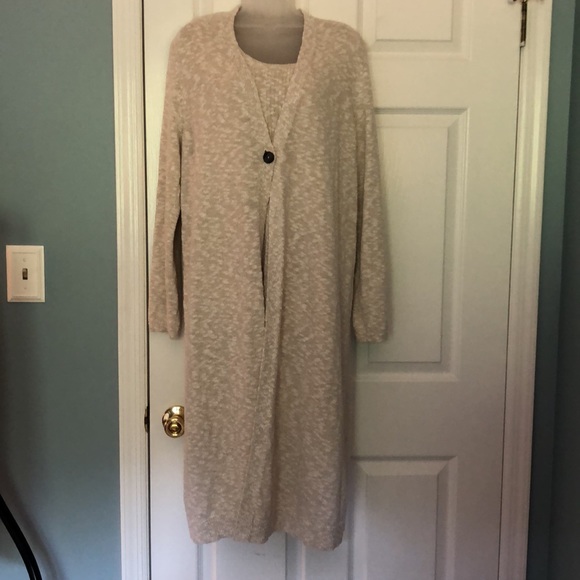 NWOT 2-Piece J. Jill Duster Cardi & Sweater Tank - Picture 3 of 11